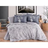  Bolera - Grey Grey Satin Double Quilt Cover Set Cene