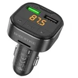 transmiter Bluetooth sa USB punjaćem BOROFONE BC43 TF card playback QC3.0 car black