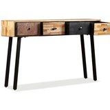 vidaXL Konzolni Stol od Masivne Obnovljene Tikovine 120x30x76 cm | shoptok.hr