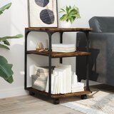  Stalak za pisač s 3 razine boja hrasta 43 x 48 x 64 cm drveni | shoptok.hr