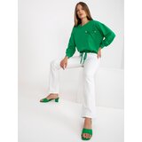 RUE PARIS Sweatshirt-RV-BL-8066.32P-green | Shoptok.si