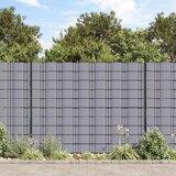  Vrtni zasloni za privatnost 4 kom PVC 35x0,19 m mat svjetlosivi | shoptok.hr