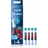 Oral-b PRO Kids 3+ nadomestne glave za zobno ščetko za otroke Spiderman 4 kos
