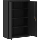 Ormarić za spise crni 90 x 40 x 180 cm čelični | shoptok.hr