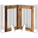  Vrata za pse s postoljem 2 pcs Staro drvo 60 x 80 cm | Eponuda.com