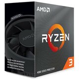 AMD ryzen 3 4100 4C/8T/3.8GHz/4MB/65W/AM4/BOX procesor ( AW100100000510BOX ) Cene