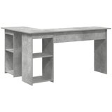  Stol Betonski sivi 142 x 102 x 73 cm Konstruirano drvo | shoptok.hr