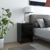  Noćni ormarići 2 kom crni 40 x 35 x 62 5 cm konstruirano drvo | shoptok.hr