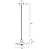Zuiver Črna zatemnitvena viseča svetilka s senčilom iz ratana ø 35 cm Balance – | Shoptok.si