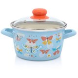 Metalac duboka posuda Leptirići plavi, 16cm/1,9lit | shoptok.hr