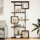 vidaXL Knjižna omara dimljeni hrast 92x29x188 cm inženirski les | Shoptok.si