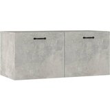 Maison Chic Stenska omarica - Zidna omarica betonsko siva 80x36,5x35 cm inženirski les iu40, (22062709) Cene