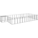  Kavez za pse crni 26,62 m² čelični | shoptok.hr
