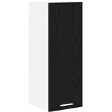 Viseći ormarić 2 pcs Crni hrast i bijela 30 x 31 x 80 cm | shoptok.hr