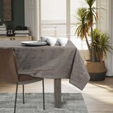 AmeliaHome Stolnjak Vesta s manšetom i obrubom 140x140 cm, smeđa | shoptok.hr
