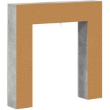  Okvir za kamin Betonska siva 102 x 18 x 100,5 cm | shoptok.hr