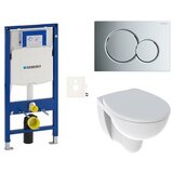 Geberit SIKOGES3K8 kolo rekord wc školjka s kompletom duofix 111.300.00.5 SIGMA01 u