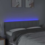  Uzglavlje svjetlosivo 144 x 5 x 78/88 cm od tkanine | shoptok.hr