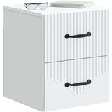  Noćni ormarić za montažu na zid 2 pcs Bijela 34 5 x 33 x 40 cm | shoptok.hr