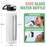 BLUEGO Steklenica za vodo iz borosilikatnega stekla 900ml | Shoptok.si