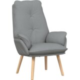 vidaXL Udobna stolica svijetlosiva tkanina | shoptok.hr