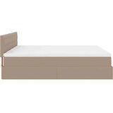 vidaXL okvir kreveta s madracima cappuccina 200x200 cm umjetna koža | shoptok.hr