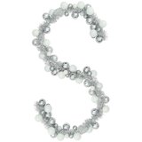  Garland od božićnih kuglica Bijela i Srebrna 186 cm Polistiren | Eponuda.com