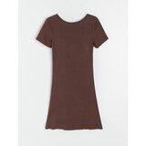 Sinsay Viskozna mini haljina s ukrasnim gumbima | shoptok.hr