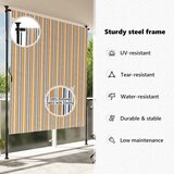  Vanjska roleta žuto-bijela 200 x 270 cm od tkanine i čelika | shoptok.hr