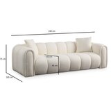 Atelier Del Sofa sofa trosed puffy 3 white | ePonuda.com