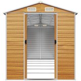  Vrtno spremište svjetlosmeđe 191 x 555 x 198 cm pocinčani čelik | shoptok.hr