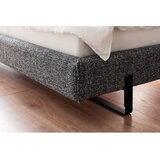 Meise Möbel Siva oblazinjena zakonska postelja 180x200 cm La Gomera – | Shoptok.si