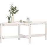  Stolić za kavu bijeli 118 x 63 x 45 cm od masivne borovine | shoptok.hr