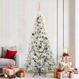  Umjetno božićno drvce s nogom s stalakom Bijelo 210 cm PE i PVC | shoptok.hr