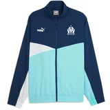 Puma Jakna za vježbanje 'Olympique de Marseille' azur / tamno plava / bijela