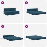 SOFA na razvlačenje Plava 152 x 86,5 x 60 cm Tkanina | shoptok.hr