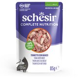 Ekonomično pakiranje Schesir Complete Nutrition filet u želeu 24 x 85 g - Tuna s govedinom | shoptok.hr