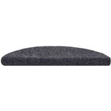 vidaXL samoljepljivi otirač za stepenice 15 kom igličasti 56x17x3 cm tamno sivi | shoptok.hr