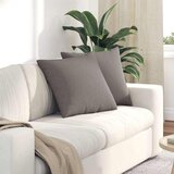  Jastučići za sofu 2 pcs Sivo-smeđa 50 x 50 cm tkanina | shoptok.hr