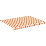 vidaXL Nadomestno blago za tendo rumeno in oranžno 4x3 m, (20609622) | Shoptok.si