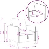 Set sofe s pohranom 2 pcs Tamno žuta Poliester | shoptok.hr
