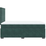  Krevet box spring s madracem tamnozeleni 120x190 cm baršunasti | shoptok.hr