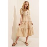 Bigdart Dress - Brown - A-line cene