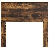  Vzglavje z vzglavjem Dimljeni oreh 75 cm Konstruiran les, (5000109944) | Shoptok.si