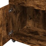 Barska kolica boja hrasta 50 x 41 x 89 cm konstruirano drvo | Eponuda.com