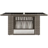  Stol za vrt Siva 100 x 55 x 37 cm PE Rattan i Staklo | Eponuda.ba