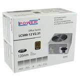 LC-Power PSU 500W 12cm V2.31Office Series LC500-12 V2.314xSATA,1x PCIe,Active PFC,80+ Bronze | Eponuda.ba