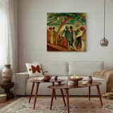  Slika - August Macke – Spaziergänger am See 80x80 Standard | shoptok.hr