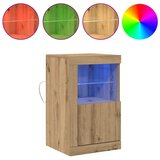  LED komoda S LED lampica 2 pcs Umjetnički hrast 41 x 37 x 67 cm | shoptok.hr