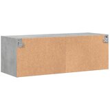  Zidni ormarić sa staklenim vratima boja betona 102 x 37 x 35 cm | shoptok.hr